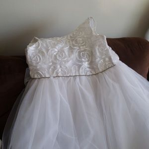 White formal dress